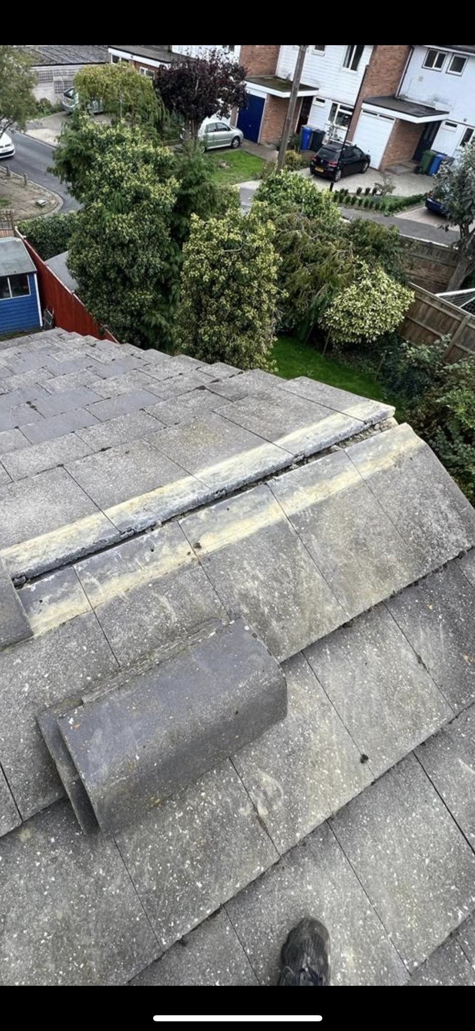 Ridge Roofing — chimney repair project in Staines