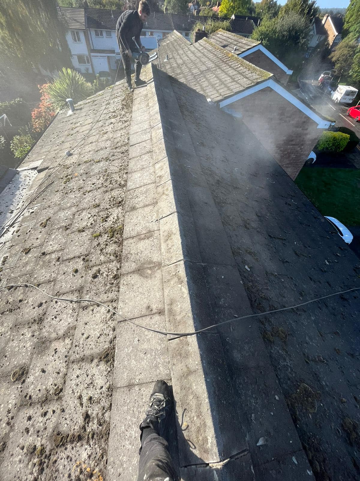 Ridge Roofing — recent Sunbury roof repair project